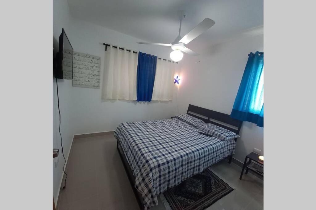 Confortable Apartamento De 3 Tres Habitaciones, Con Hermosa Vista De Area Verde, Ademas De Piscinas Y Juegos Infantiles En Area Recreativa 圣地亚哥洛斯卡巴 外观 照片